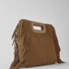 M Bag con frange in pelle scamosciata M Bag con frange in pelle scamosciata
