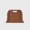 M Bag in pelle martellata