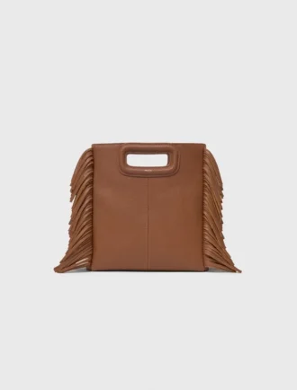 M Bag in pelle martellata