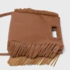 M Bag in pelle martellata