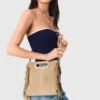 M Bag in pelle scamosciata