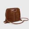 M Bag in pelle scamosciata con impunture M Bag in pelle scamosciata con impunture
