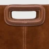 M Bag in pelle scamosciata con impunture M Bag in pelle scamosciata con impunture