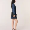 M Bag in pelle trapuntata