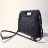 M Bag in pelle trapuntata