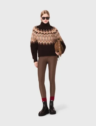 Maglione a collo alto Fair Isle