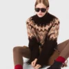 Maglione a collo alto Fair Isle Maglione a collo alto Fair Isle