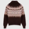 Maglione a collo alto Fair Isle Maglione a collo alto Fair Isle