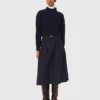 Maglione a collo alto in lana