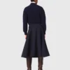 Maglione a collo alto in lana