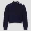 Maglione a collo alto in lana