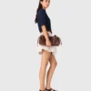 Maglione a collo rotondo con strass