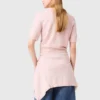 Maglione a maniche corte con strass Maglione a maniche corte con strass