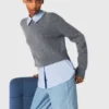 Maglione con collo e strato rimovibili Maglione con collo e strato rimovibili