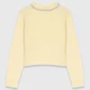 Maglione con collo gioiello rimovibile Maglione con collo gioiello rimovibile