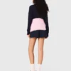 Maglione con slogan e collo rotondo