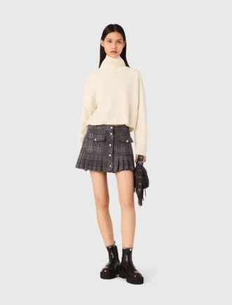 Maglione in cashmere a collo alto