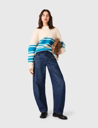 Maglione oversize in misto lana