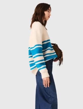 Maglione oversize in misto lana