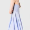 Mini abito babydoll in cotone