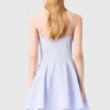 Mini abito babydoll in cotone