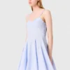 Mini abito babydoll in cotone