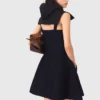 Mini abito babydoll in maglia