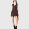 Mini abito in tweed