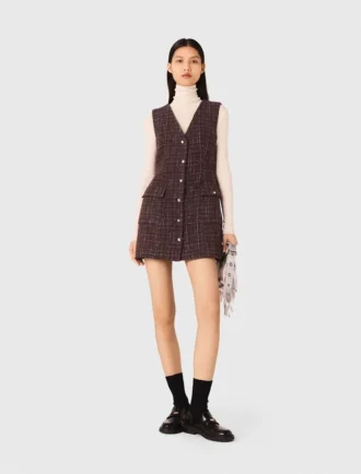 Mini abito in tweed