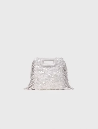 Mini borsa M con paillettes
