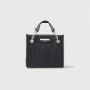 Mini borsa tote in pelle trapuntata
