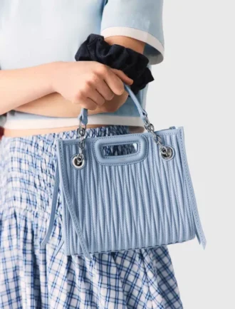 Mini borsa tote in pelle trapuntata