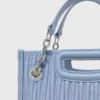 Mini borsa tote in pelle trapuntata