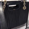 Mini borsa tote in pelle trapuntata