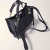 Mini borsa tote in pelle trapuntata