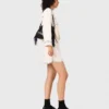 Mini gonna in maglia con impunture Mini gonna in maglia con impunture