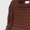 Mini M Bag in pelle con borchie Mini M Bag in pelle con borchie