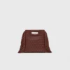 Mini M Bag in pelle con borchie Mini M Bag in pelle con borchie