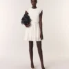 Mini vestito all’uncinetto