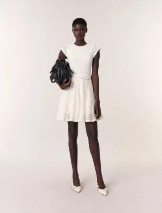 Mini vestito all’uncinetto