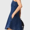 Miniabito in denim