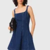 Miniabito in denim