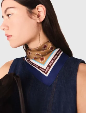 Bandana con stampa floreale Bandana con stampa floreale