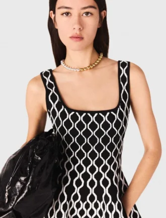 Collana di perle bicolore