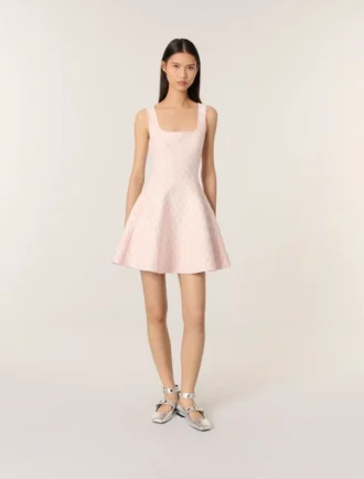 Miniabito in maglia jacquard