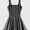 Miniabito in maglia jacquard Miniabito in maglia jacquard