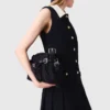 Miniabito in tweed con colletto rimovibile