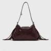 Miss M Bag in pelle craquelé