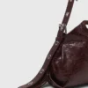 Miss M Bag in pelle craquelé