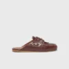 Mules in pelle